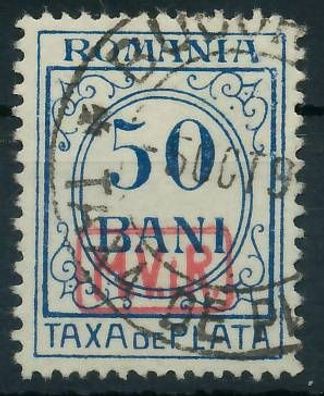 BES. 1WK D-MV Rumänien PORTO Nr 5 gestempelt X434952
