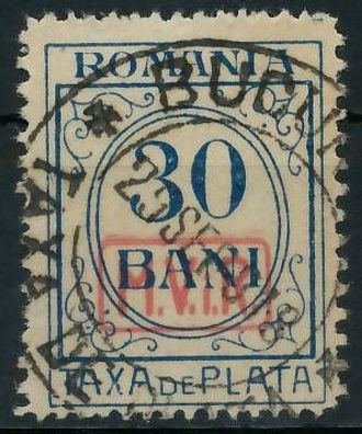 BES. 1WK D-MV Rumänien PORTO Nr 4 gestempelt X4349CE