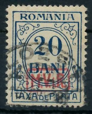 BES. 1WK D-MV Rumänien PORTO Nr 3 gestempelt X4349EE