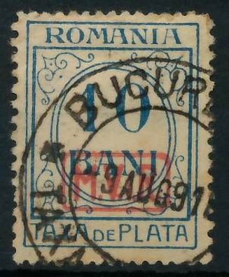 BES. 1WK D-MV Rumänien PORTO Nr 2 gestempelt X4349EA