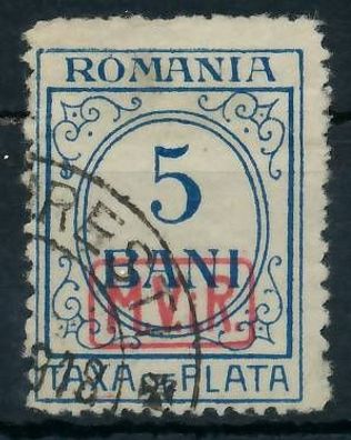 BES. 1WK D-MV Rumänien PORTO Nr 1 gestempelt X434A3A