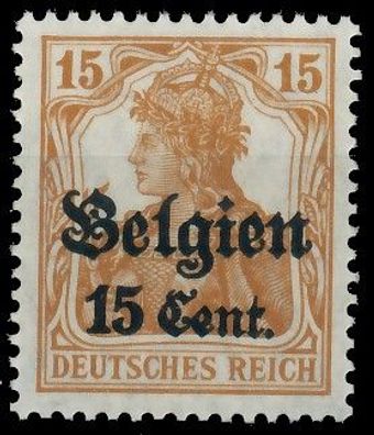 BES. 1WK Landespost Belgien Nr 15I postfrisch X434FBA