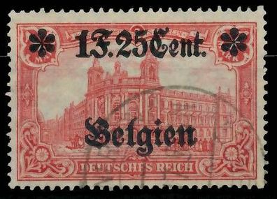 BES. 1WK Landespost Belgien Nr 23II gestempelt X44335A