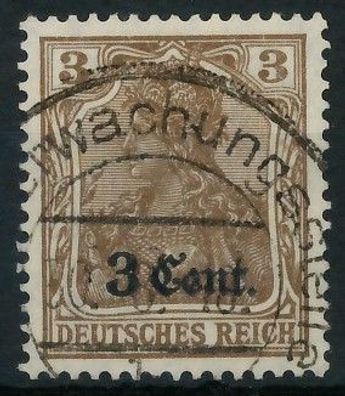BES. 1WK ETAPPE WEST Nr 1 zentrisch gestempelt X44339E