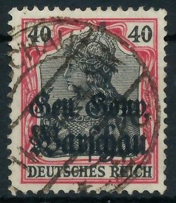 BES. 1WK D-POST IN POLEN Nr 15b gestempelt X443662