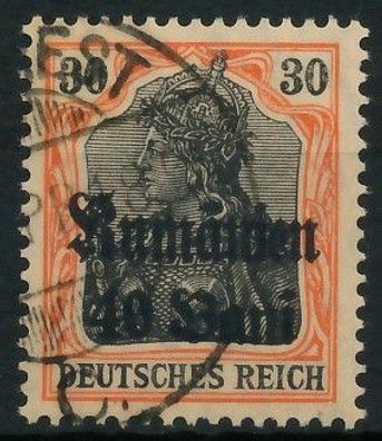 BES. 1WK D-MV Rumänien Nr 12 gestempelt X4436EA