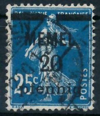 MEMEL 1920 Nr 20b gestempelt X44773A