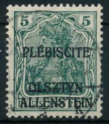 Allenstein Nr 1 zentrisch gestempelt X453192