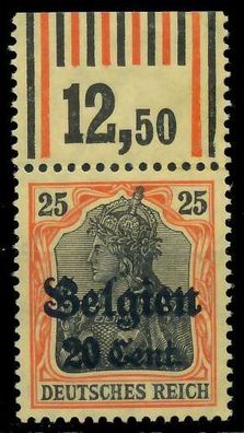 BES. 1WK Landespost Belgien Nr 17 WOR 1-4-1 1-5 X45A7A2