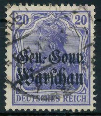 BES. 1WK PG OBER OST Nr 8c gestempelt X45AA66