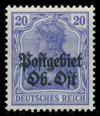 BES. 1WK PG OBER OST Nr 8c ungebraucht X45AA62