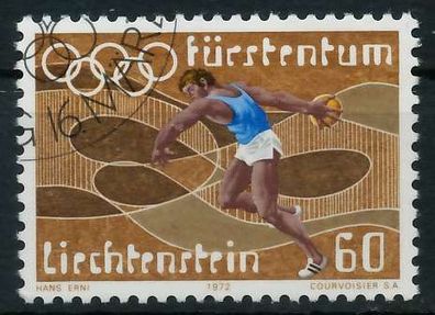 Liechtenstein 1972 Nr 559 gestempelt SB5840A