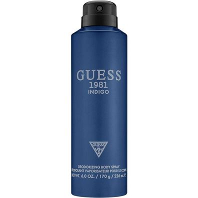 Guess 1981 Indigo für Männer Deodorant Vapo 226ml Mann