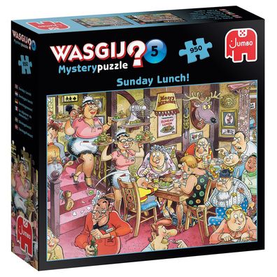 Wasgij Mystery 5 Sonntagsessen 950 Teile Puzzle