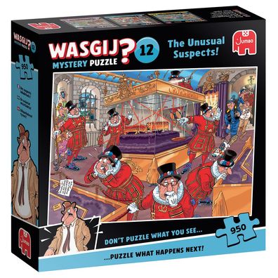Wasgij Mystery 12 Die üblichen Verdächtigen 950 Teile Puzzle