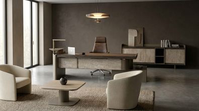 Modern Office Buro Set Desk Sideboard Tisch Design Luxus