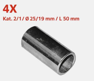 4x Oberlenker Reduzierhülse Reduzierbuchse Dreipunkt Kat. 2/1 25-19mm ?AKTION?