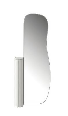 Spiegel Modern Luxus Design gebogener Standspiegel Ganzkörperspiegel