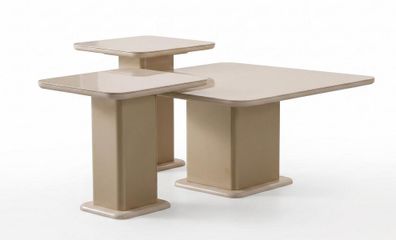 Couchtisch Beige Modern Hochwertige Verarbeitung Luxuriös Raffiniert