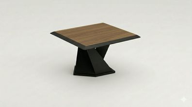 Design Couchtisch braun holz metall modern wohnzimmer tisch