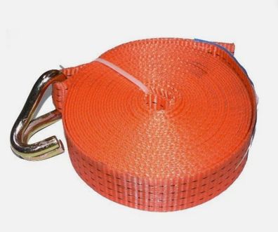 Gurt mit Spitzhaken ohne Ratsche 50 mm 7,5 m Zurrkraft 4000kg Orange Kerbl 37145