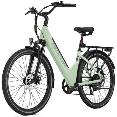 BEKUP V1 E-Bike 26" - 250W Motor, 36V 14,5Ah Akku 75km, Shimano 7-Gang