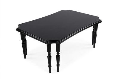 Couchtisch Elegantes Design Schwarz Hochglanz Geometrisch Modern Luxus