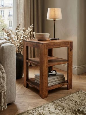 Standregal NAKO Massivholz Ablagefächer Landhausstil 60-105 cm hoch