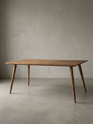 Esstisch SAVIO Massivholz Landhausstil rechteckig für 6-8 Personen 120-180 cm breit