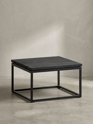 Couchtisch Mango Massivholz Metall Vierfuß-Gestell 60-120 cm breit
