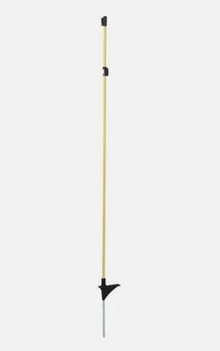 Oval-Fiberglaspfahl mit Metallspitze 110 cm / 10 Stk / gelb / 444291 ?TOP?