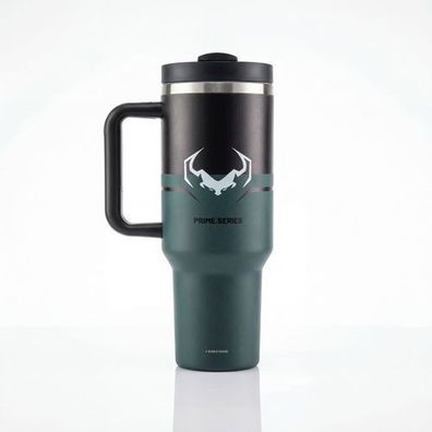 Diablo Travel Cup Thermoskanne Thermobecher mit Henkel 1200 ml grün