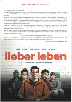 Lieber leben - Original Kino-Aushangfoto - Pablo Pauly, Soufiane Guerrab - Filmposter
