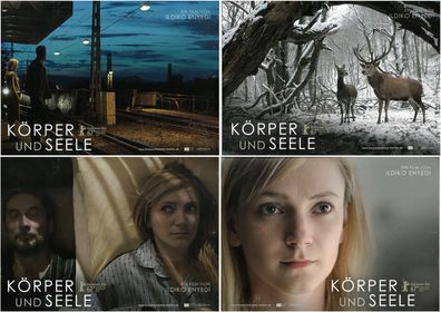 Körper und Seele - 4 Original Kino-Aushangfotos - Alexandra Borbély - Filmposter