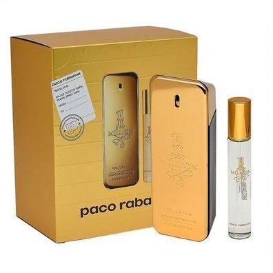 Paco Rabanne 1 Million Eau de Toilette Set, 100 ml + 20 ml