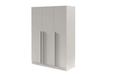 Kleiderschrank BRAGA BR2S 3 türiger Drehtürenschrank 150 cm - Platingrau
