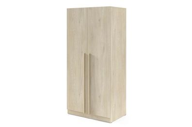Kleiderschrank BRAGA BR3DC 3 türiger Drehtürenschrank 100 cm - Cremona Eiche
