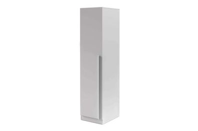 Kleiderschrank BRAGA BR5S Regalschrank 50 cm - Platingrau
