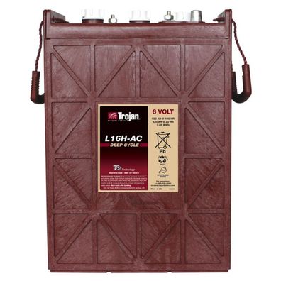 Trojan L16H-AC 6 V 435 Ah Deep-Cycle-Traktionsbatterie – UT-Anschluss