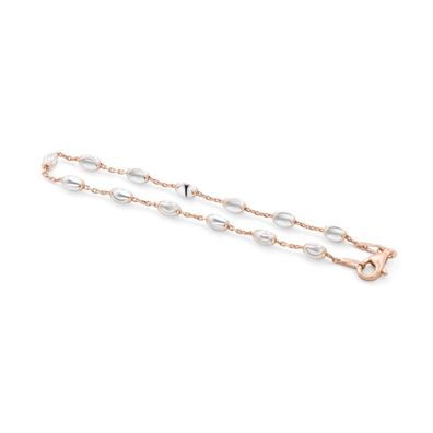 Modisches Bicolor-Armband AGB513 - Länge: 19 cm
