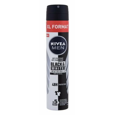 Antitranspirant für Männer Schwarz Weiß Original 200ml