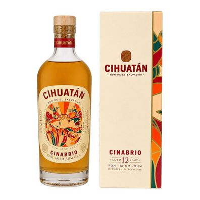 Cihuatan Solera 12 Years Cinabrio Rum 40% Vol. 0,7 l