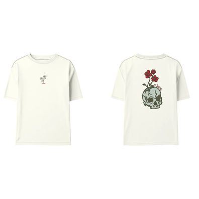 VANS Women Shirt Hand Drawn Floral marshmallow
