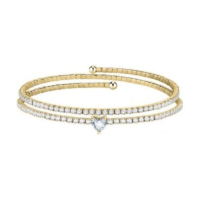 Romantic bracelet with a blue heart Love LPS05ASD24