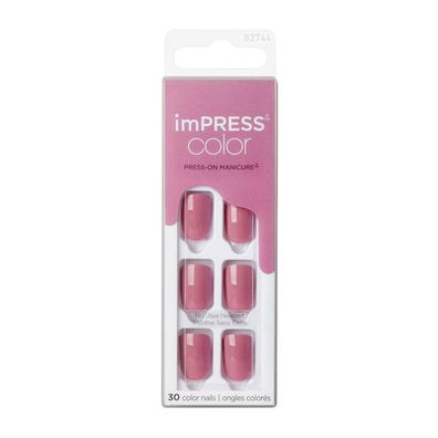 Self-adhesive nails imPRESS Color Petal Pink 30 pcs