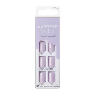 Self-adhesive nails imPRESS Color Picture Purplect 30 pcs