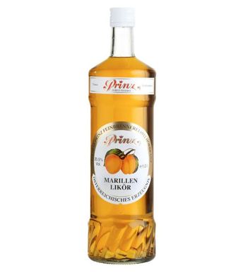Geschenk Prinz Marillenlikör 20,5 % Vol. 1 Liter-Flasche