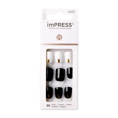 Self-adhesive nails imPRESS Nails Midnight Drive 30 pcs