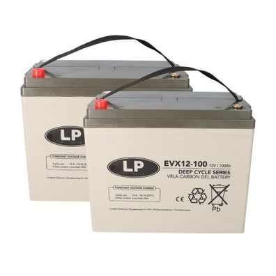 24V 100Ah Akku für Invacare Comet HD Pro Alpha Meteor G40 – 2x Landport AGM