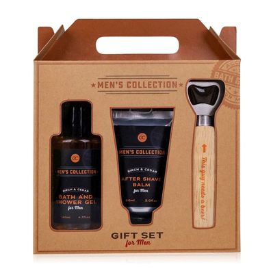 accentra Geschenkset Men's Collection Duschgel mit Flaschenöffner